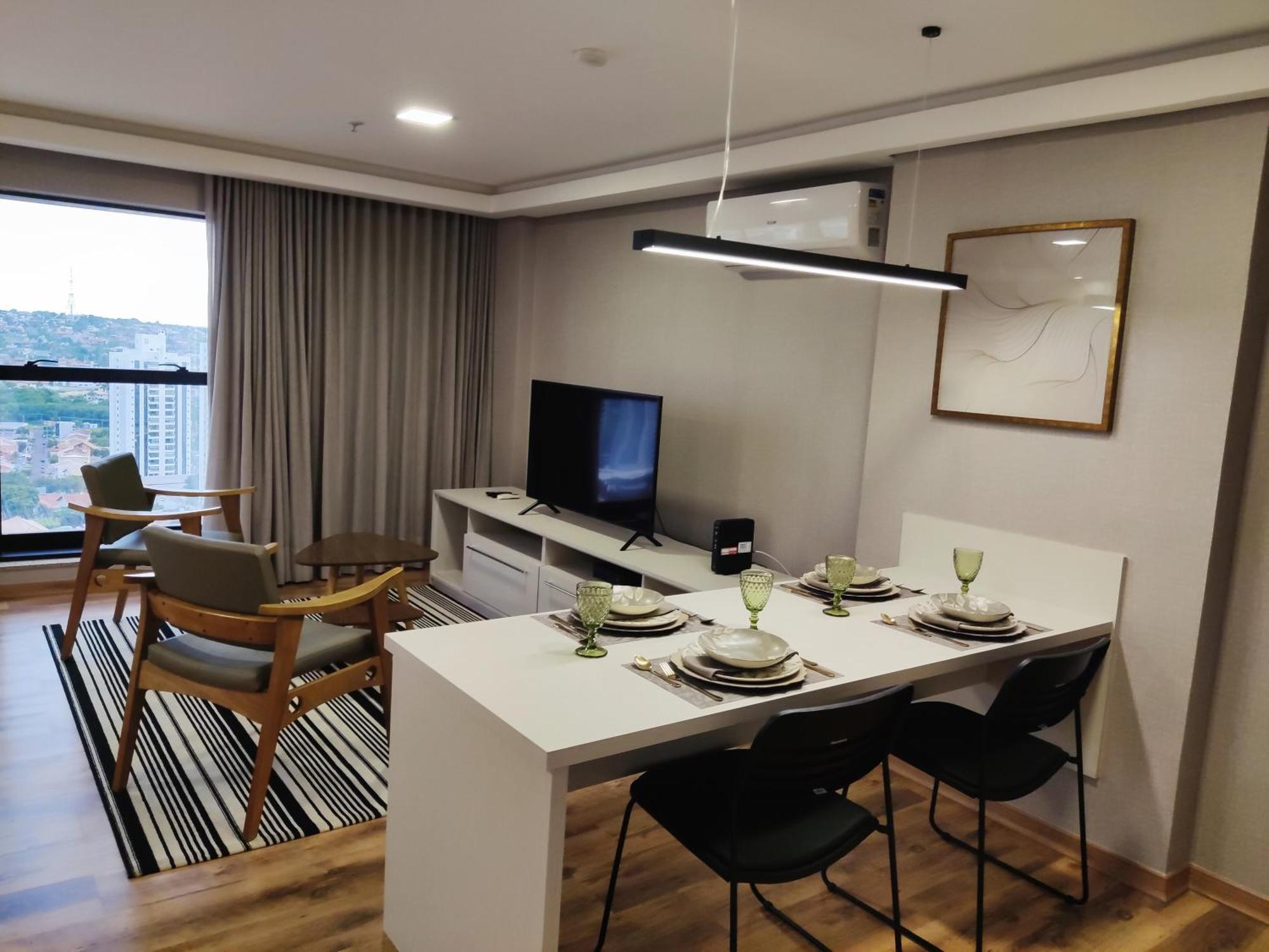 Flat Afonso Pena E Centro De Convencoes Campo Grande 4*